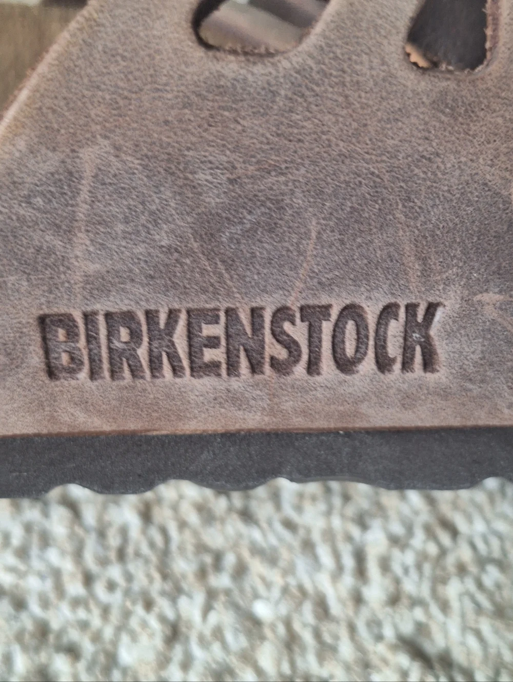 Birkenstock Brown Suede Double Buckle Sandals